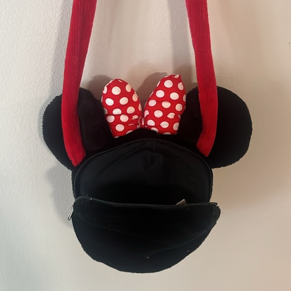 Vintage Disney Minnie Mouse Stuffed Soft Plush HandBag Purse Kids Disneyworld - Picture 3 of 4